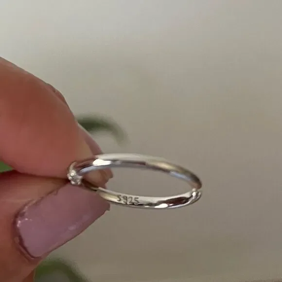 The Thin Beauty Ring adjustable in 925 silver - Picture 11 of 13